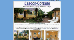 Desktop Screenshot of lagoon-cottage.com